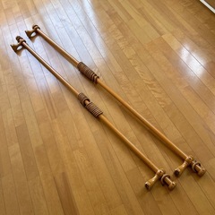 木製カーテンレール