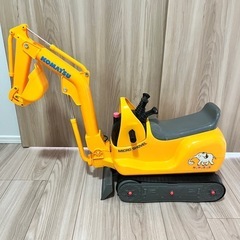 ショベルカー コマツ KOMATSU　ケンケンキッキ 乗用玩具 ...