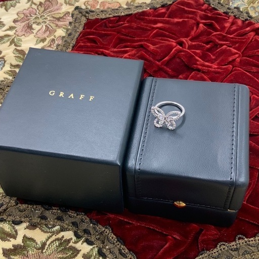 Graff グラフ　バタフライ　シルエット　リング