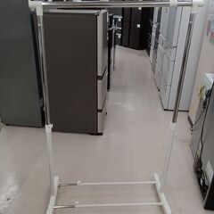 ★ジモティ割あり★  ハンガーラック シルバー×ホワイト W75...