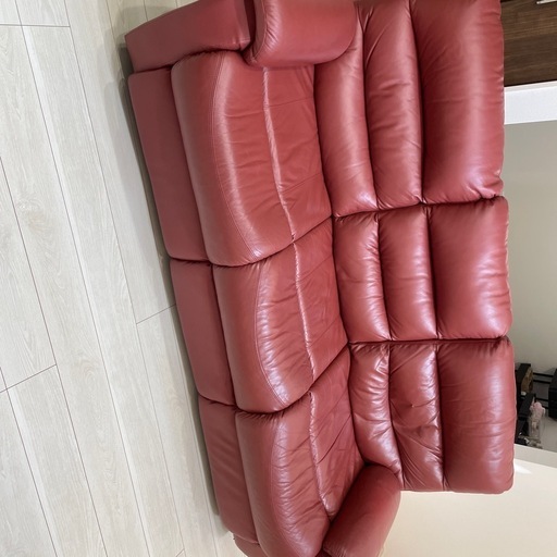 ニトリ　電動リクライニングソファ　3人掛け