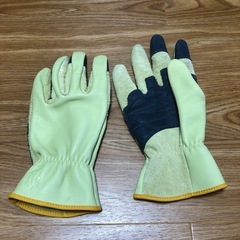 アウトドア　牛革手袋