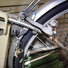 電動アシスト自転車 ヤマハ YAMAHA PAS パス 26インチ？ バッテリー２つ 充電器付き 取手市の画像