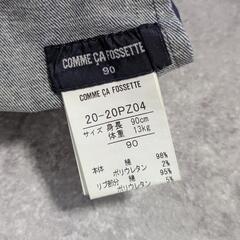 90サイズ　デニム半ズボン（ブランド： COMME CA FOSSETTE （コムサ・フォセット））の画像
