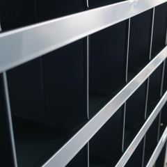【武蔵小山店】 [在庫4点→3点 各売] DURHAM 24 OPENING BIN スチールキャビネット PFS P.F.S. PACIFIC FURNITURE SERVICE インダストリアル 本棚 小物 収納 靴箱 ガレージ スチール 棚 キャビネット シンプル industrial steel iron garage cabinet bookcase us usa america の画像