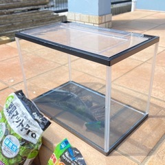 【決まりました・中古品】アクリル水槽（金魚・カブトムシなど）の画像