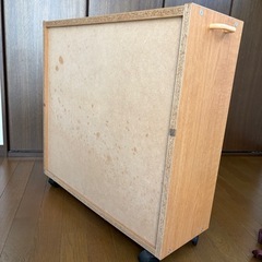 クローゼット(押し入れ)収納二個組　キャスター付き の画像