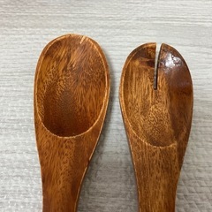 サラダボウル 木製 プレート 野菜 スプーン フォーク 木製皿 おしゃれの画像