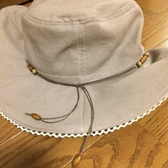 新品未使用！美品✨ナチュラル帽子の画像