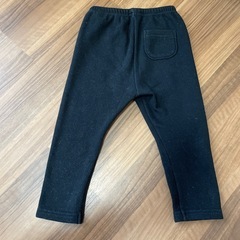 黒　裏起毛パンツの画像