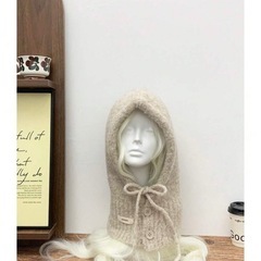 【新品未使用】SHEIN バラクラバ 帽子付スカーフの画像