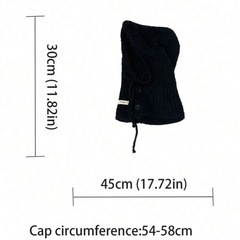 【新品未使用】SHEIN バラクラバ 帽子付スカーフの画像