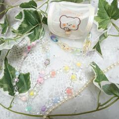 コインケース お花のストラップ セット