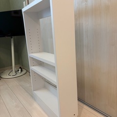 [5/9まで！]オーダー家具 頑丈カウンター下オープンラック 幅60×高さ100×奥行17cm 美品の画像