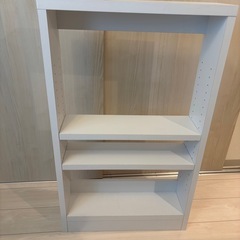[5/9まで！]オーダー家具 頑丈カウンター下オープンラック 幅60×高さ100×奥行17cm 美品の画像