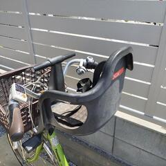 自転車 チャイルドシート 前付け