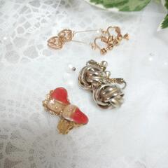 オシャレ可愛いい イヤリング お得な3点セット