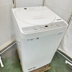 大阪送料無料★3か月保障付き★洗濯機★シャープ★5.5kg★2019年★ES-GE5C-W★IS-65