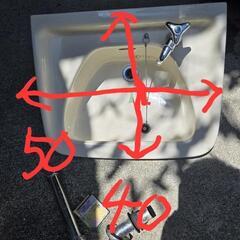 TOTO　手洗い水洗の画像