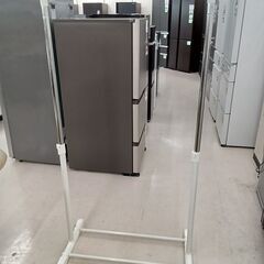 ★ジモティ割あり★  ハンガーラック シルバー×ホワイト W78...