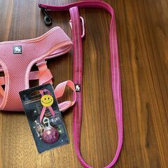 犬用散歩用ハーネス　＋　リード　＋　セフティーライト