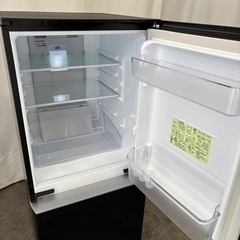 冷蔵庫　シャープ　一人暮らし　黒　両開き対応の画像