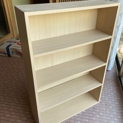 本棚4段可変　コメリ