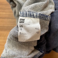 GU カジュアルパンツ 80cmの画像