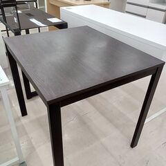 ★ジモティ割あり★  テーブル伸縮式 ダークブラウン W80～1...