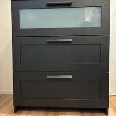 IKEA BRIMNES ブリムネス チェスト ブラック