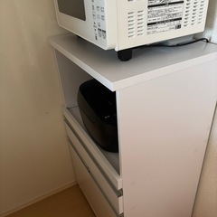 ほぼ新品！ キッチンラック キャスター付きの画像