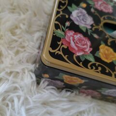 ティッシュケース／Anna Sui／花柄／廃盤の画像