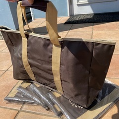 【決まりました・未使用品】トートバッグ５枚 50㎝×30㎝くらいの画像
