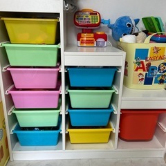IKEA　おもちゃ箱　収納　