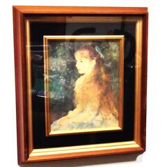 ルノアール「イレーヌ嬢」複製画　日本製 （製作 株式会社 ｺﾙﾄ...