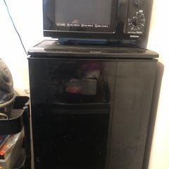 冷蔵庫、電子レンジセット