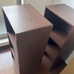 カラーボックス2個