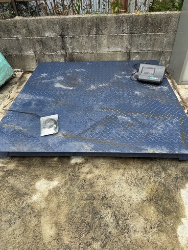 低床式計量器台秤(はかり)　3ｔ デジタル式　フロアスケール　3トン