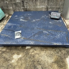 低床式計量器台秤(はかり)　3ｔ デジタル式　フロアスケール　3トン　