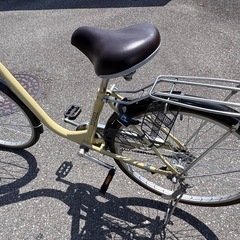 手渡し　三木市／小野市　velours ママチャリ　24インチ 150-165 自転車 24インチ ワインレッド 軽快車 シティサイクル