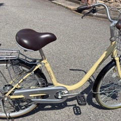 美車　24インチ　VELOURS 身長150-165ママチャリ　...