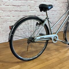 【完売御礼】【大人用】整備済中古自転車 ブリヂストン 27型キャスロングDX-S型 銀色 <自転車のオオムラ 静岡店>の画像