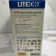 ☆値下げ☆H2505-085 LITEON 20X DVD/CD Writer&Rewriter LH-20A1P ※未使用のため動作未確認の画像