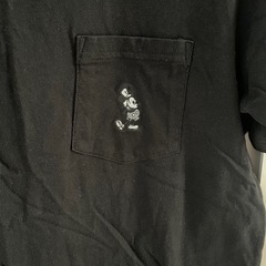 ポケット付きTシャツ2枚　ディズニー刺繍の画像