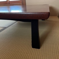 座卓　テーブル　会津塗り？津軽塗り？の画像