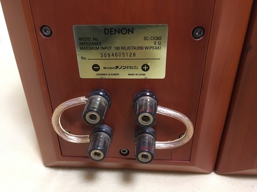 スピーカー  DENON  SC-CX303 (２台)