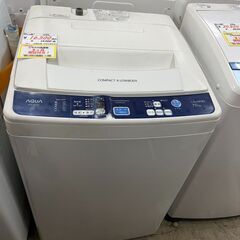 リサイクルショップどりーむ荒田店 No811　洗濯機　AQUA　2016年製　7.0kg　お買い得品　配達設置可能の画像