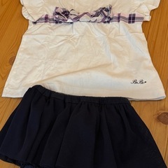 bebe90女児セットアップ