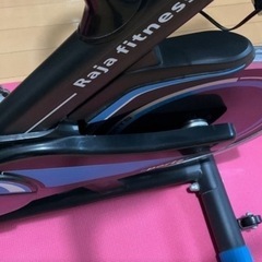 Ms. RAJA フィットネスバイク スピンバイク ホイール11kg 静音設計 本格仕様 エアロバイク トレーニング バイク スマホホルダー付きの画像