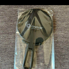 新品　サイノシュアー　Cynosure 丸型　ミラー 黒　手鏡